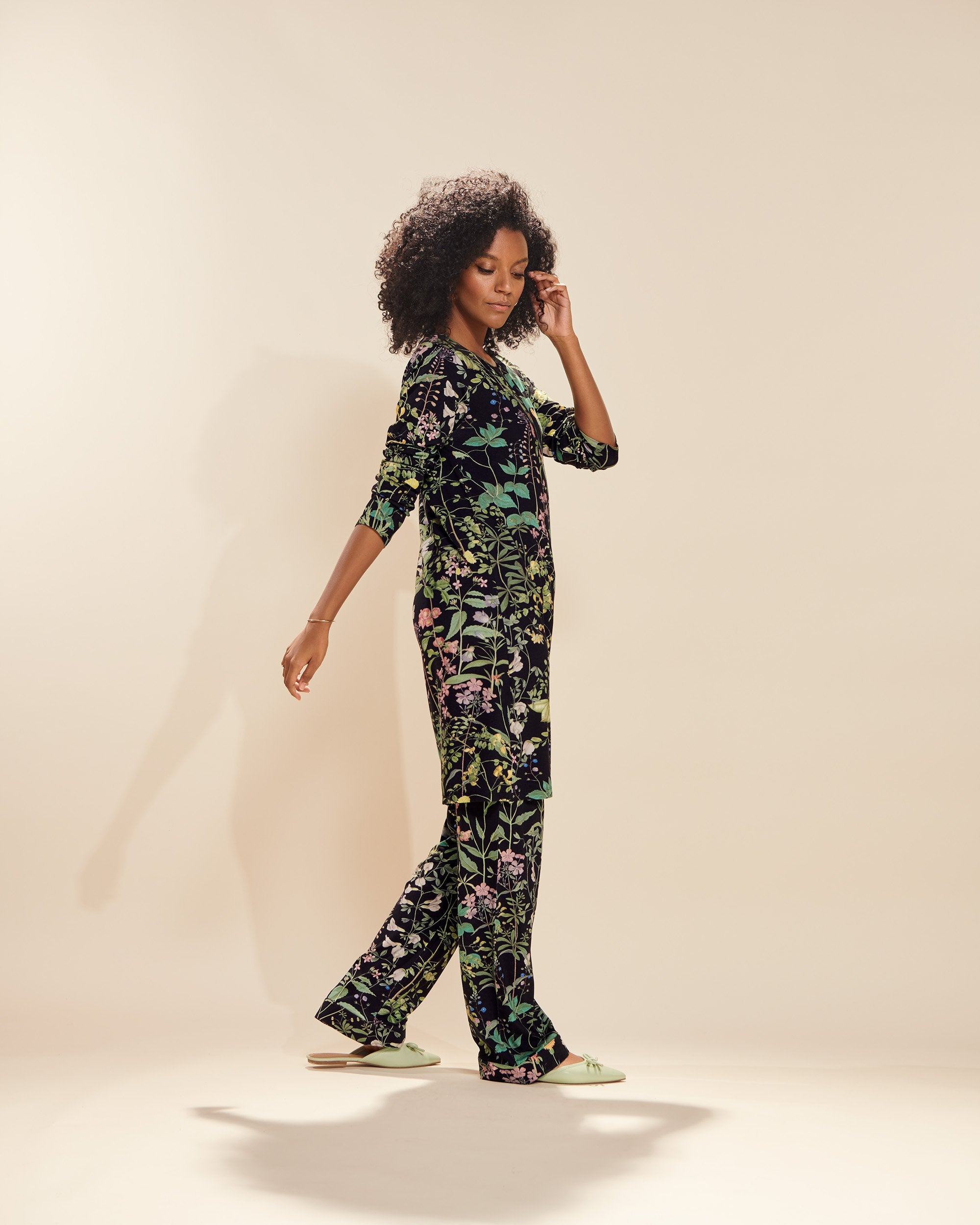 Emmy Augustine Nachthemd lange mouw - S