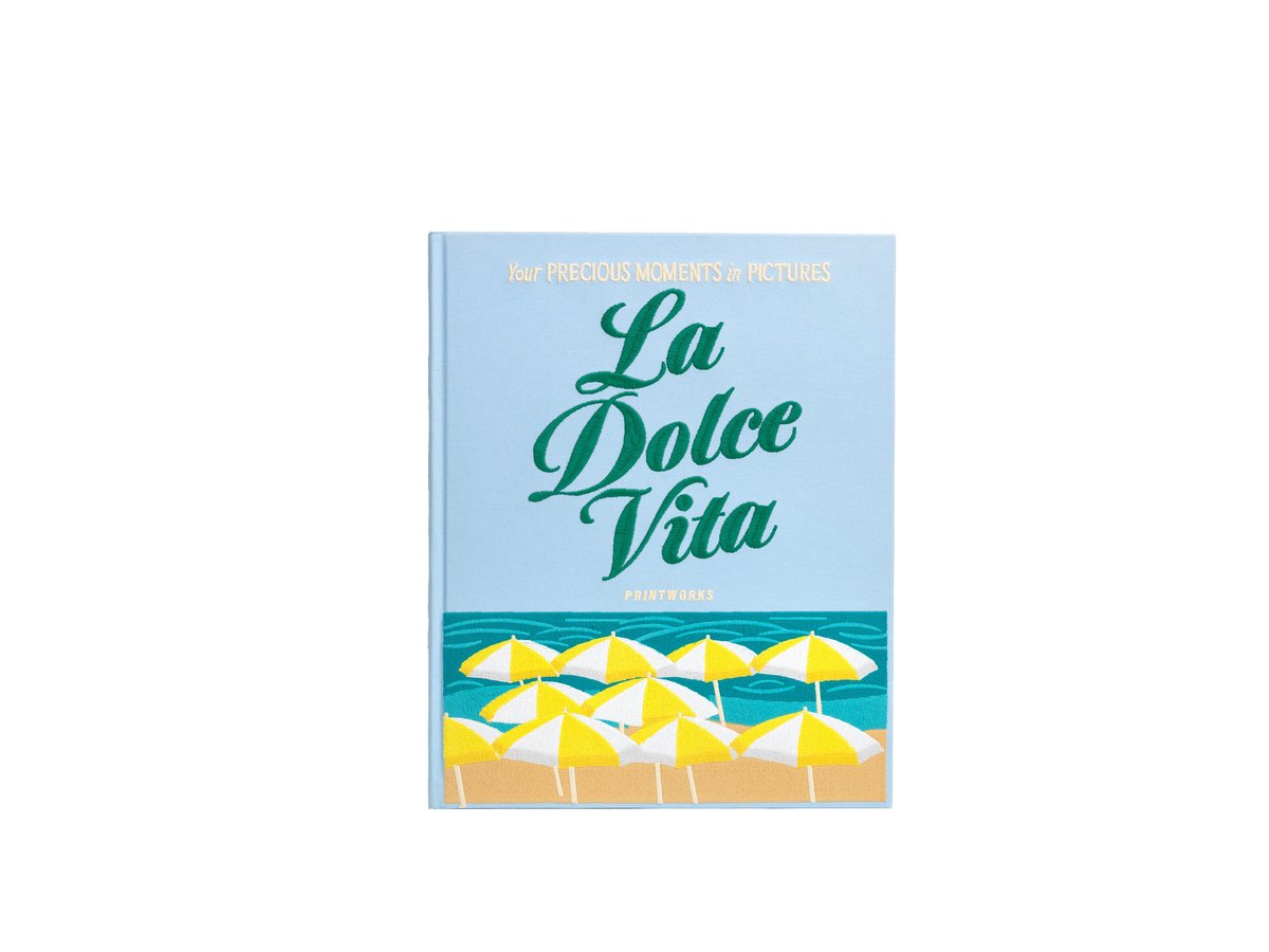 Fotoalbum Geborduurd - Dolce Vita