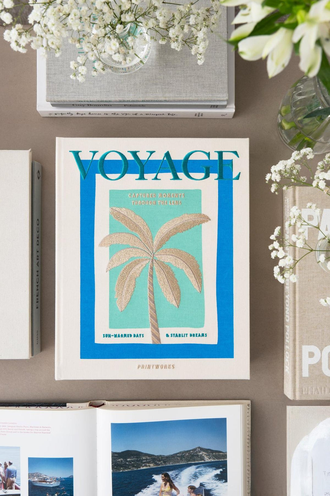 Fotoalbum Geborduurd - Voyage