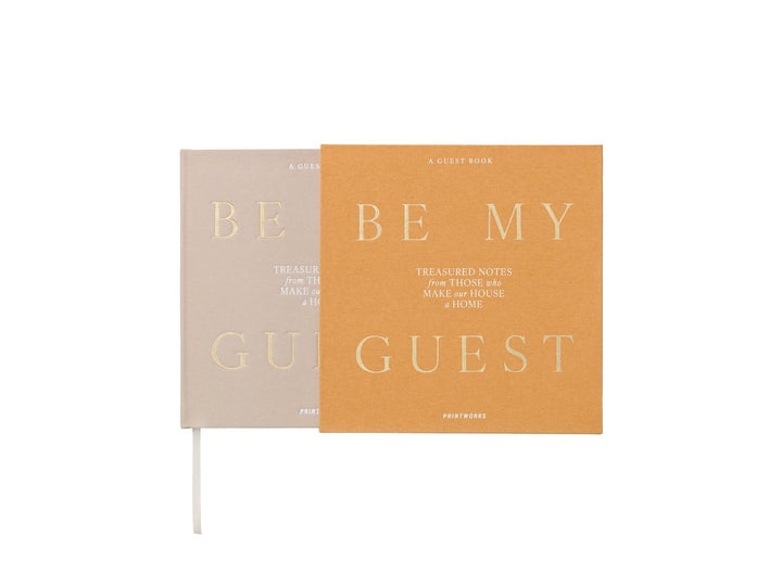 Gastenboek - Geel/Beige