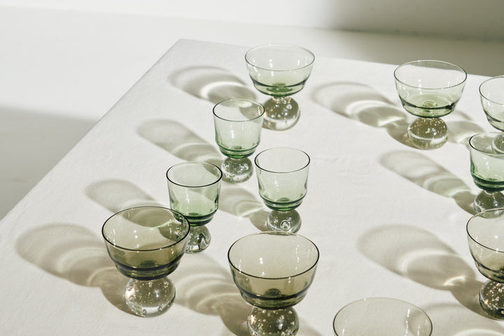 Serax - Bela Silva - Glas op Voet S Smoky Grijs Eternal Snow - Set van 6