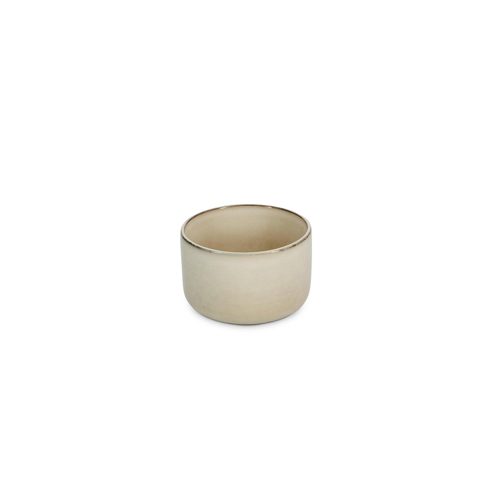 Kom 12xH8cm ivoor Meridian - Set van 4