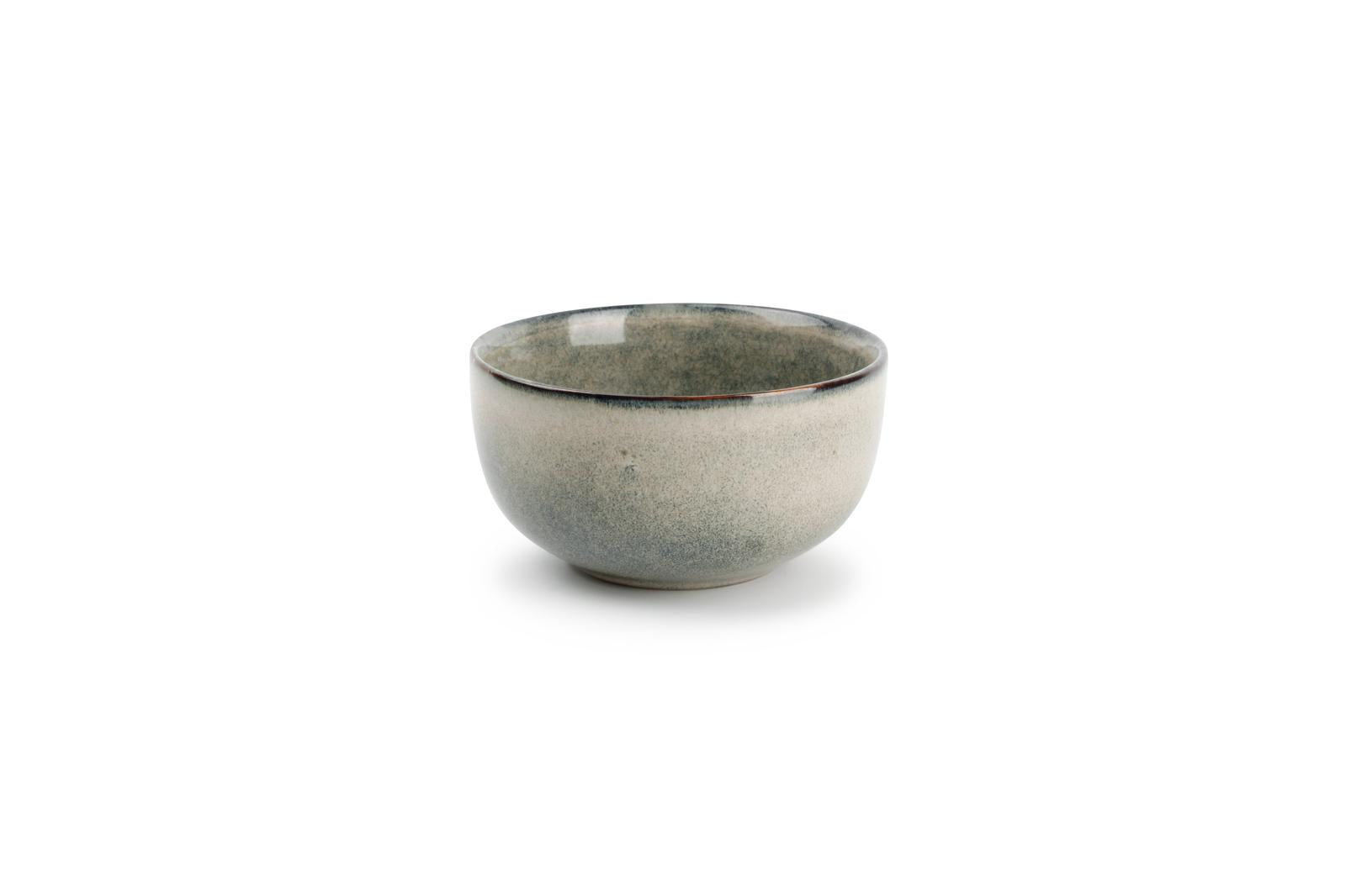 Kom 13xH7cm groen/blauw Meridian - Set van 4