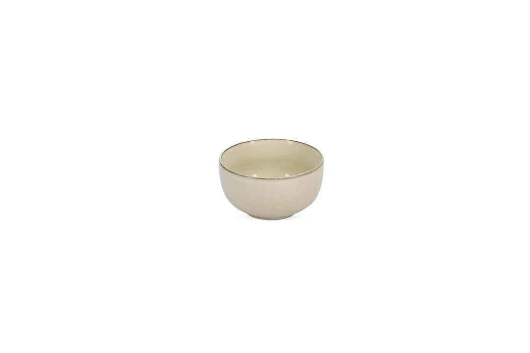 Kom 13xH7cm ivoor Meridian - Set van 4