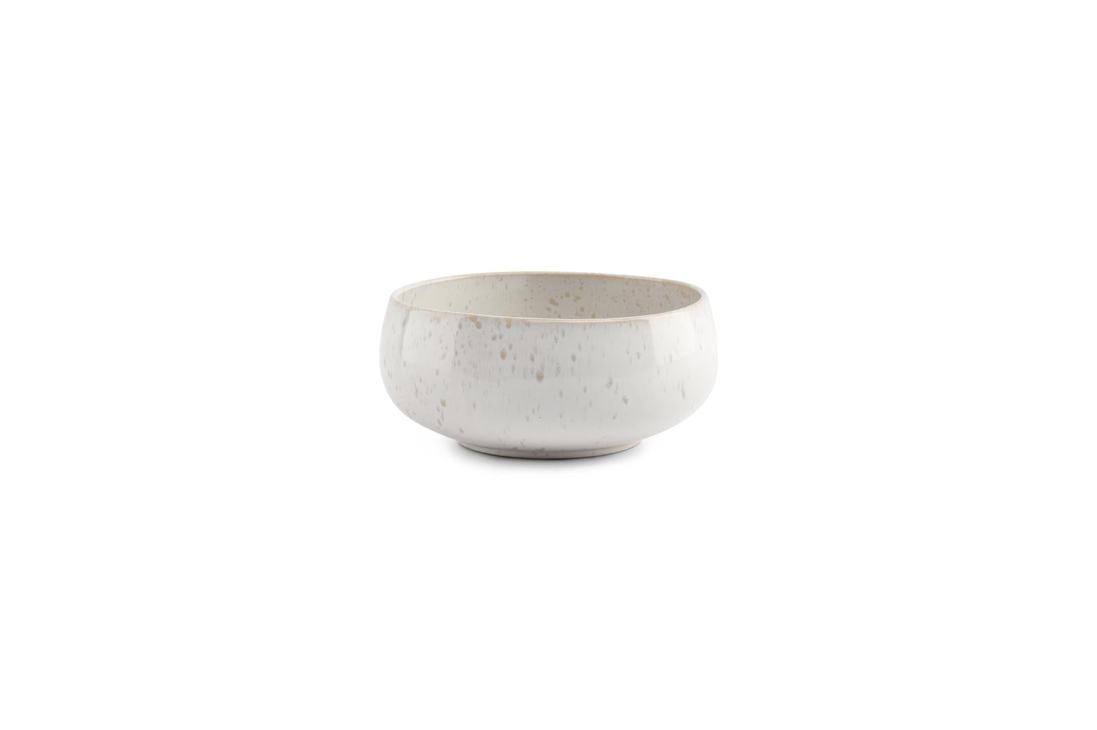 Kom 14,5xH6,5cm pearl Curvy - Set van 4