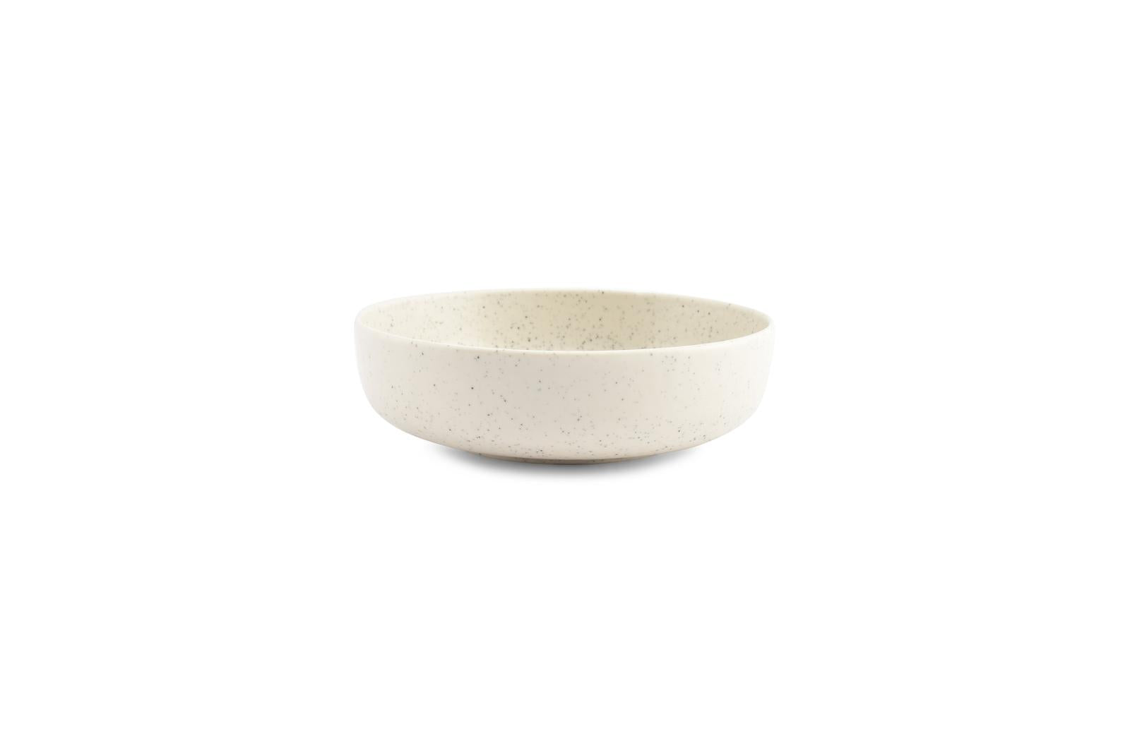 Kom 15xH4,5cm vanille Dot - Set van 6