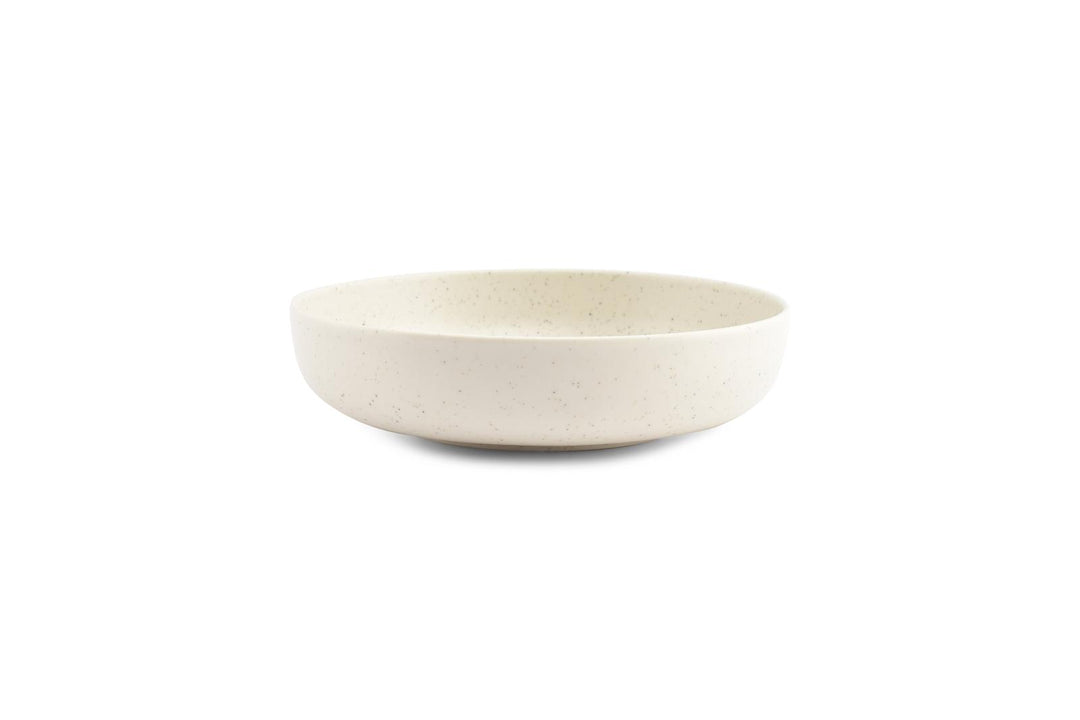 Kom 19,5xH5cm vanille Dot - Set van 6
