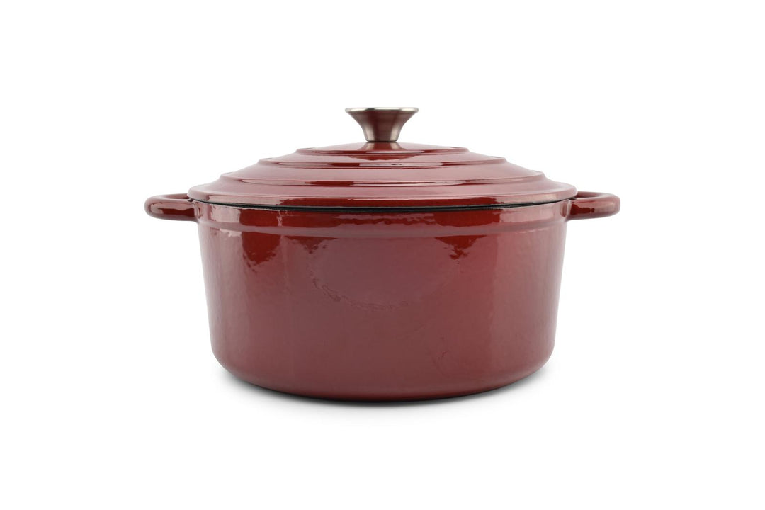Kookpot 26cm gietijzer rood Ferno