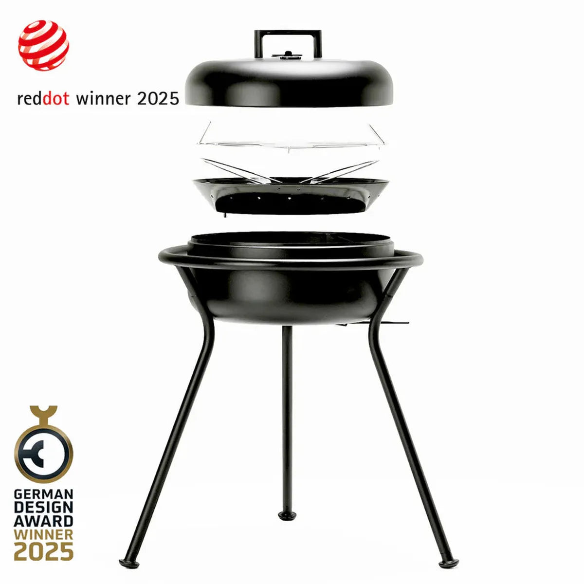 Koro barbecue Zwart