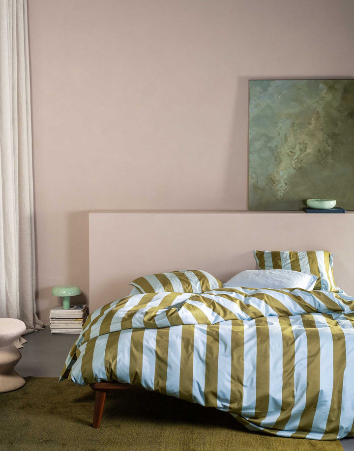 Essenza | Minte Stripe Dekbedovertrek 140x220