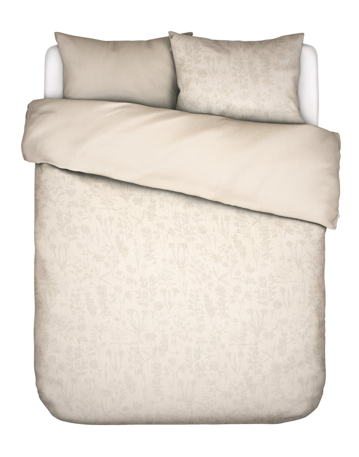 Essenza | Maribel Dekbedovertrek - 2p set 200x220+2/60x70, Oatmeal