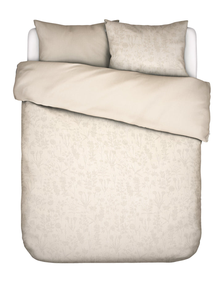 Essenza | Maribel Dekbedovertrek - 2p set 240x220+2/60x70, Oatmeal