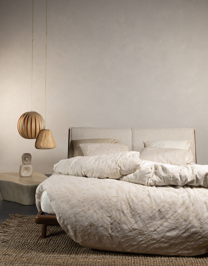 Essenza | Maribel Dekbedovertrek - 1p set 140x220+60x70, Oatmeal