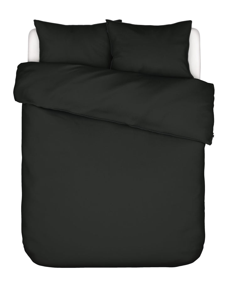Essenza | Minte Dekbedovertrek - 2p set 240x220+2/60x70, Antraciet