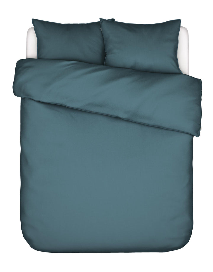 Essenza | Minte Dekbedovertrek - 2p set 260x220+2/60x70, Denim Blue