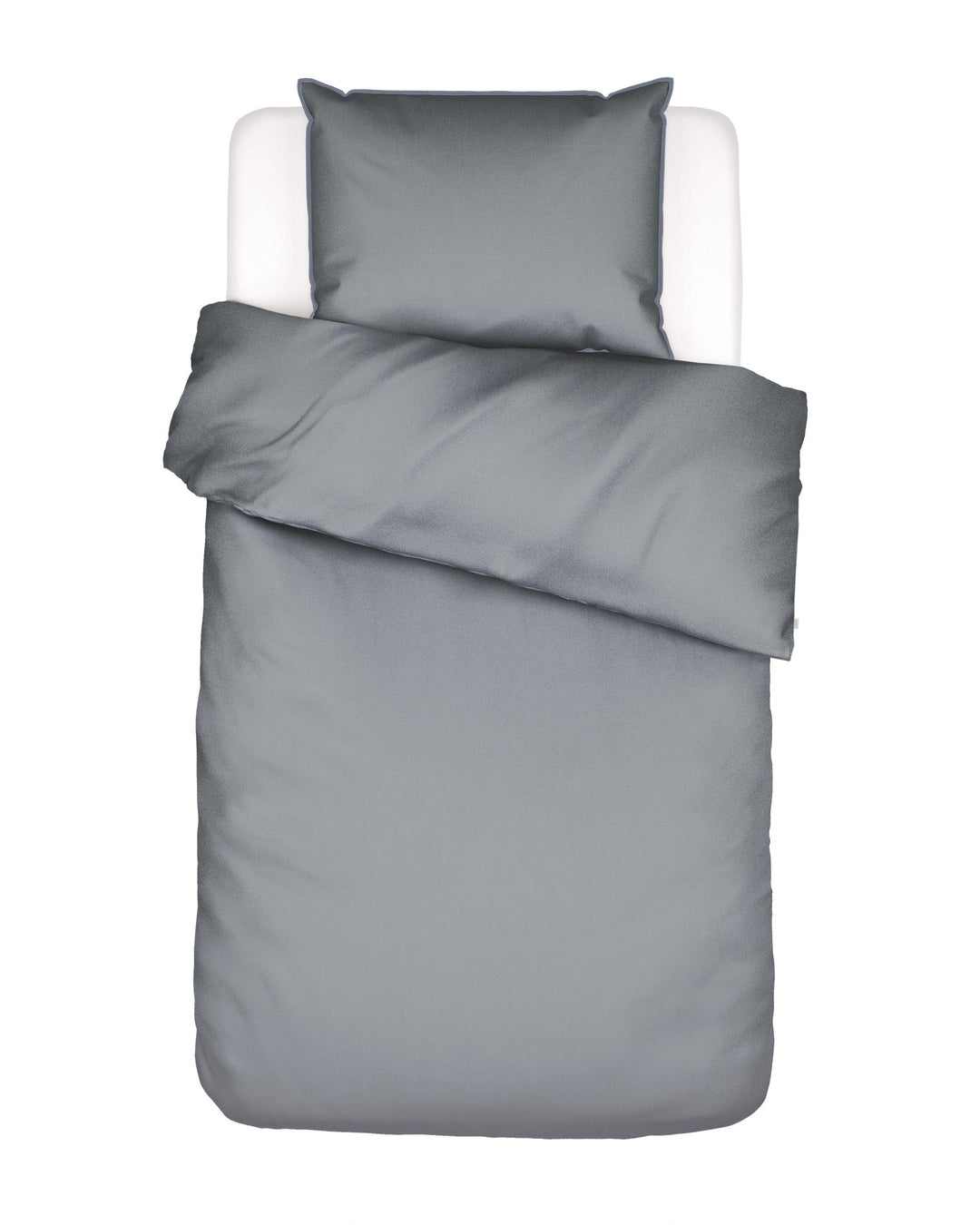 Essenza | Minte Dekbedovertrek - 1p set 140x220+60x70, Global Grey