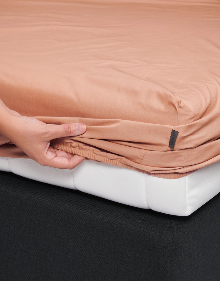 Essenza | Minte Hoeslaken - 80x200, Bright Terra