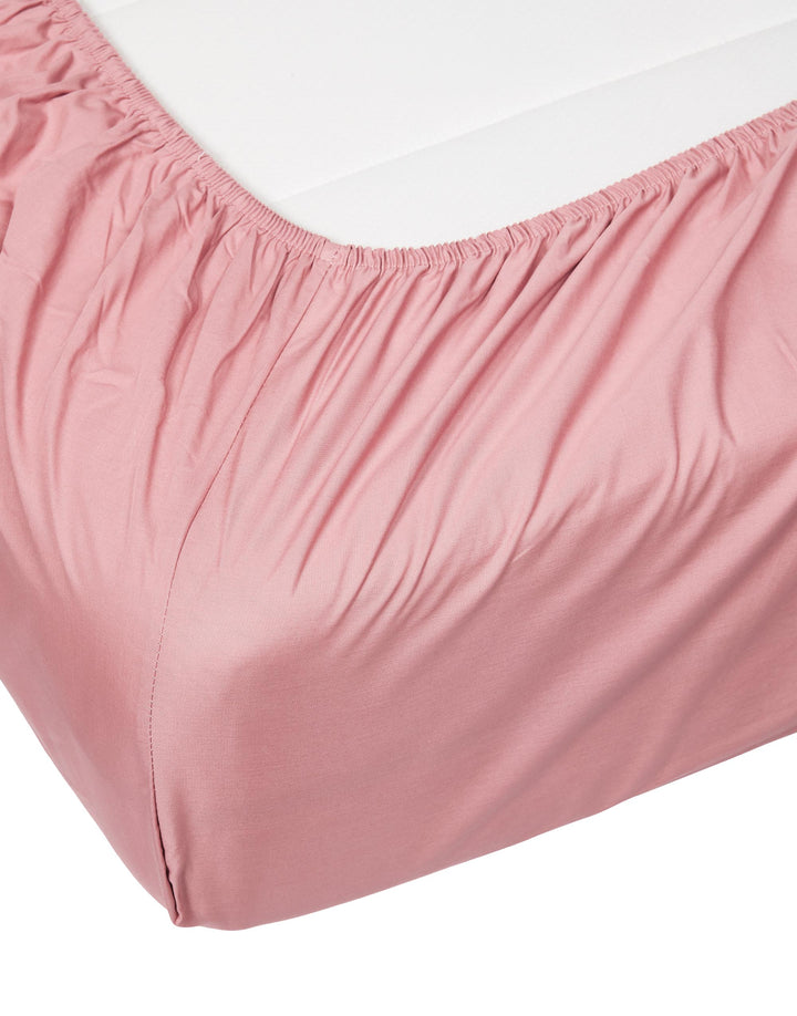Essenza | Minte Hoeslaken - 90x200, Dusty Rose