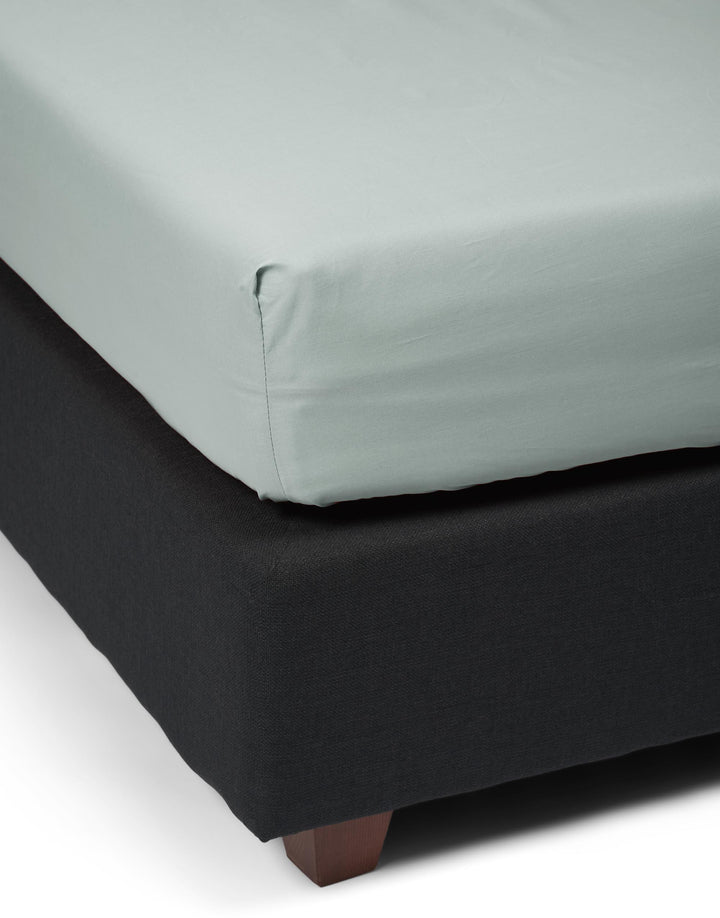 Essenza | Minte Hoeslaken - 180x200, Dusty Green