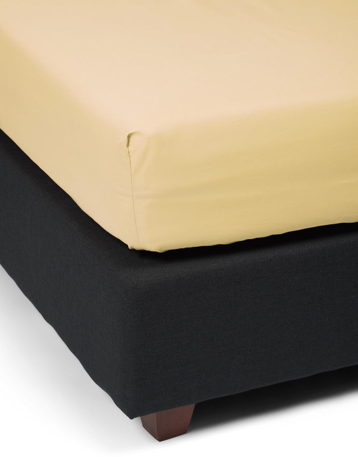 Essenza | Minte Hoeslaken - 160x200, Yellow Straw