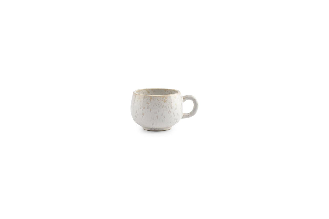Mokkakop 8cl pearl Curvy - Set van 4