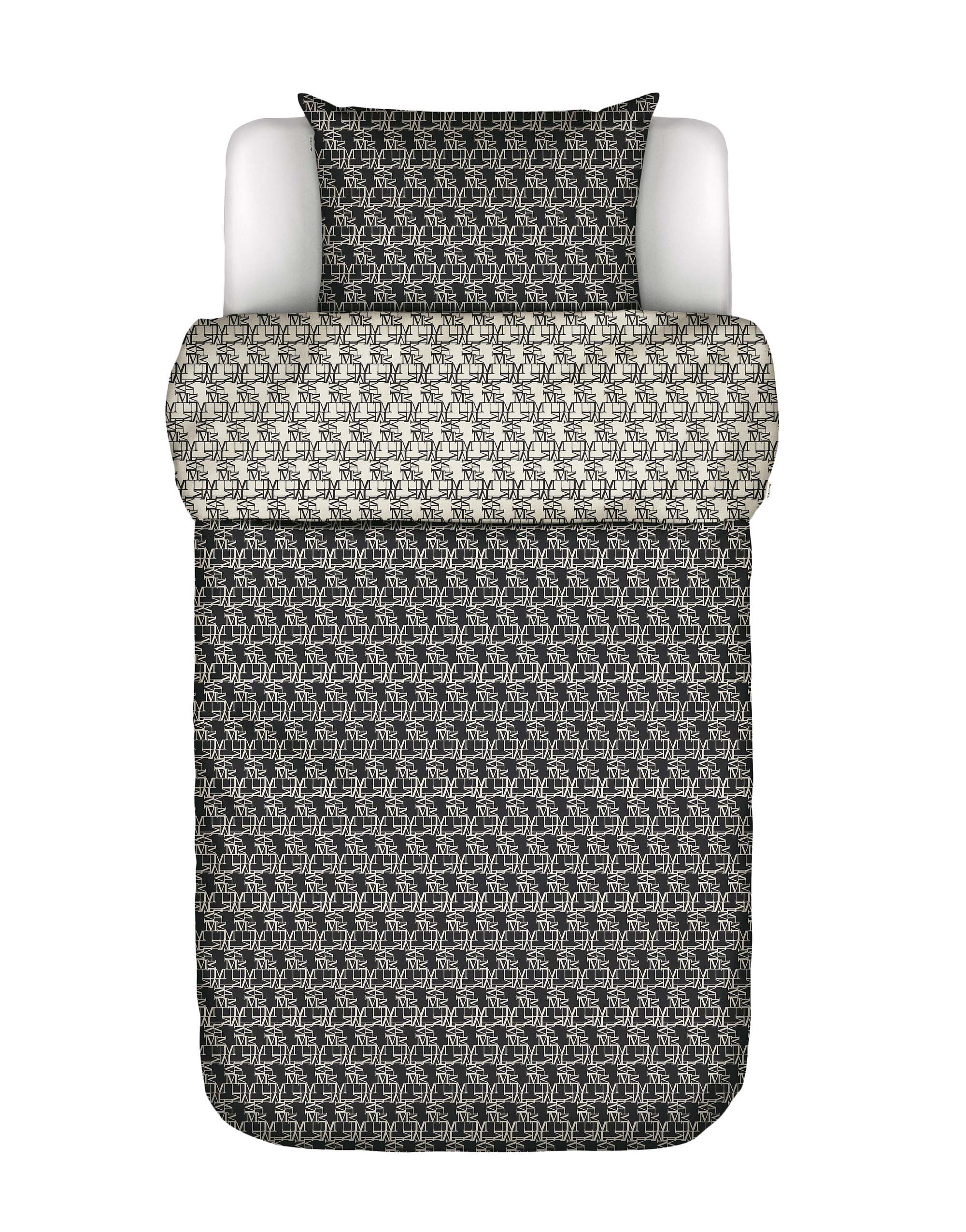 Monogram Dekbedovertrek - 1p set 140x220+60x70
