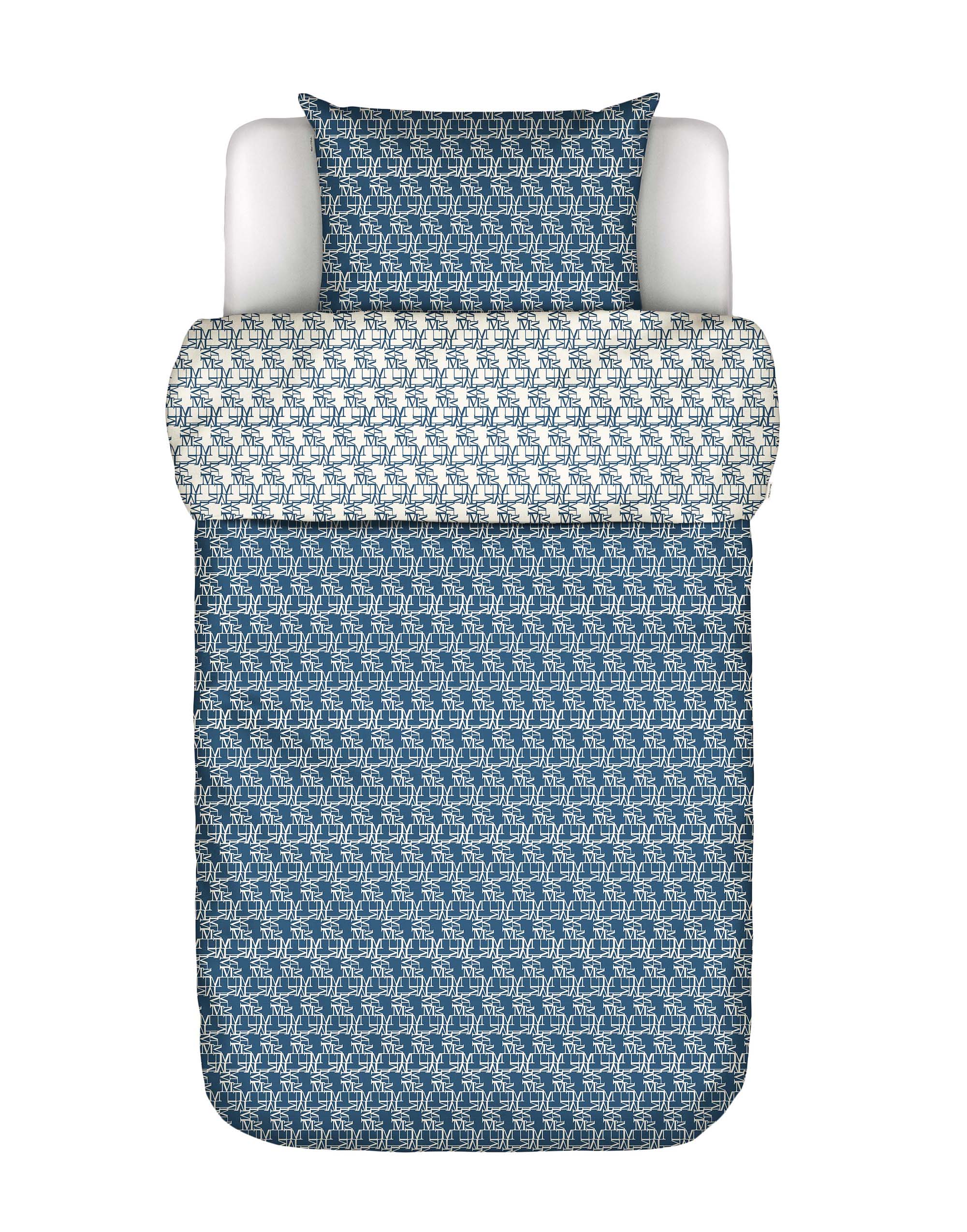 Monogram Dekbedovertrek - 1p set 140x220+60x70