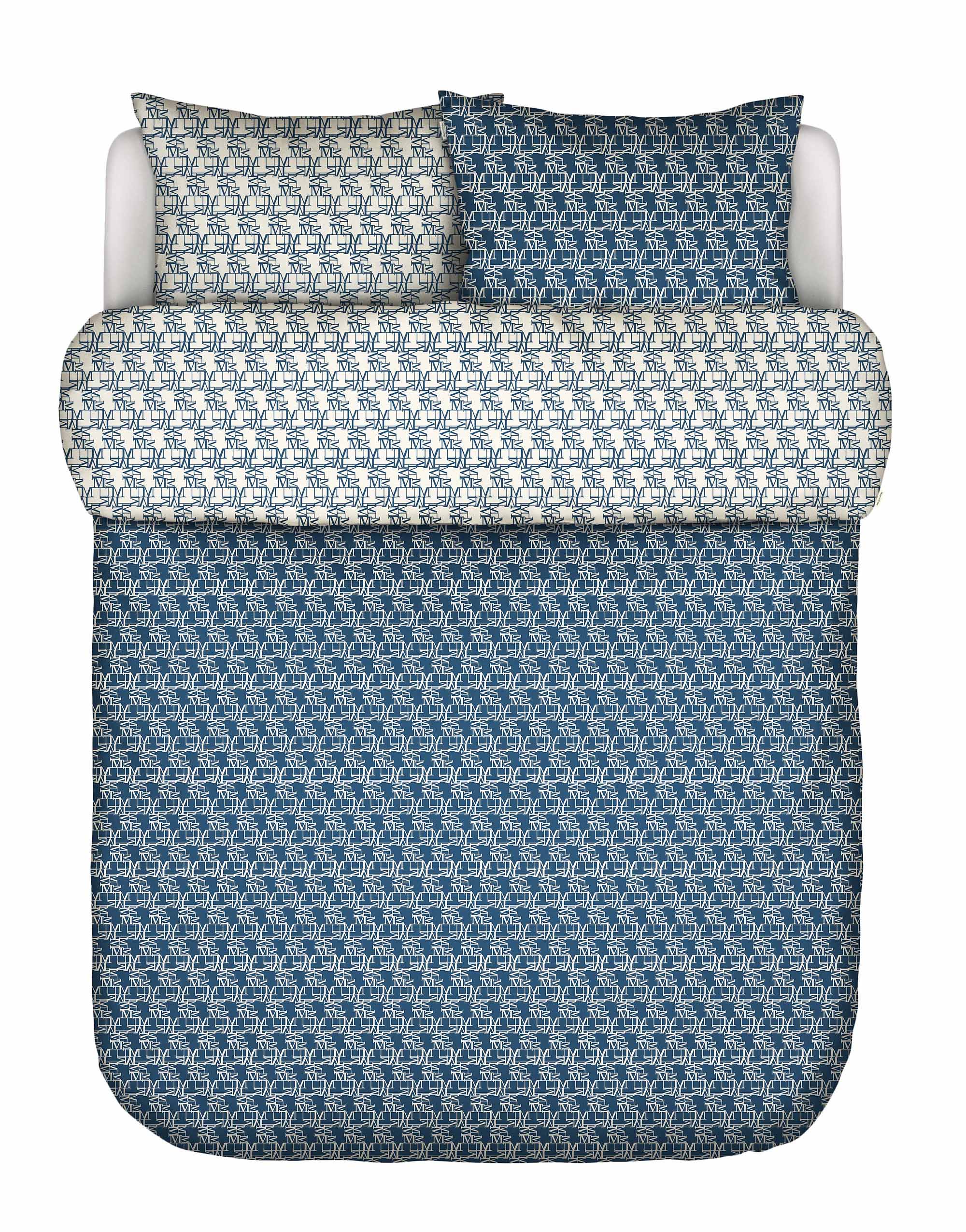 Monogram Dekbedovertrek - 2p set 200x220+2/60x70