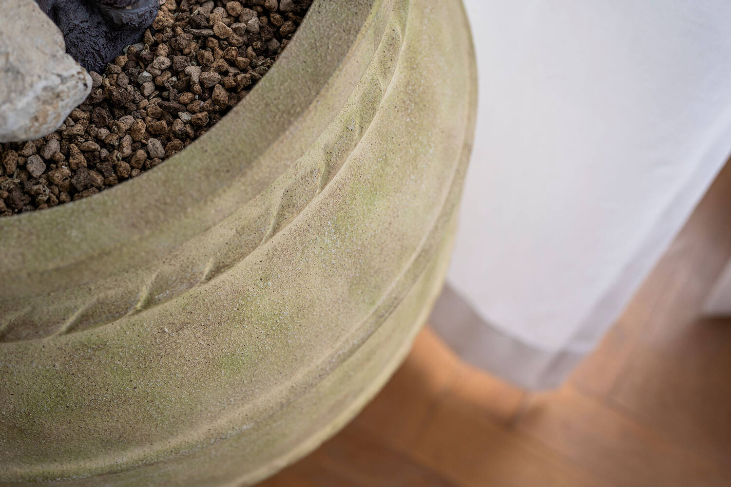 Pottery Pots - Bloempot Romera L, Mosbeige