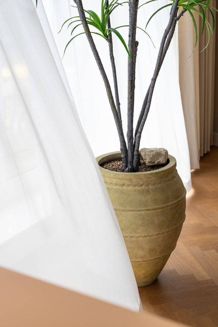 Pottery Pots - Bloempot Romera L, Mosbeige