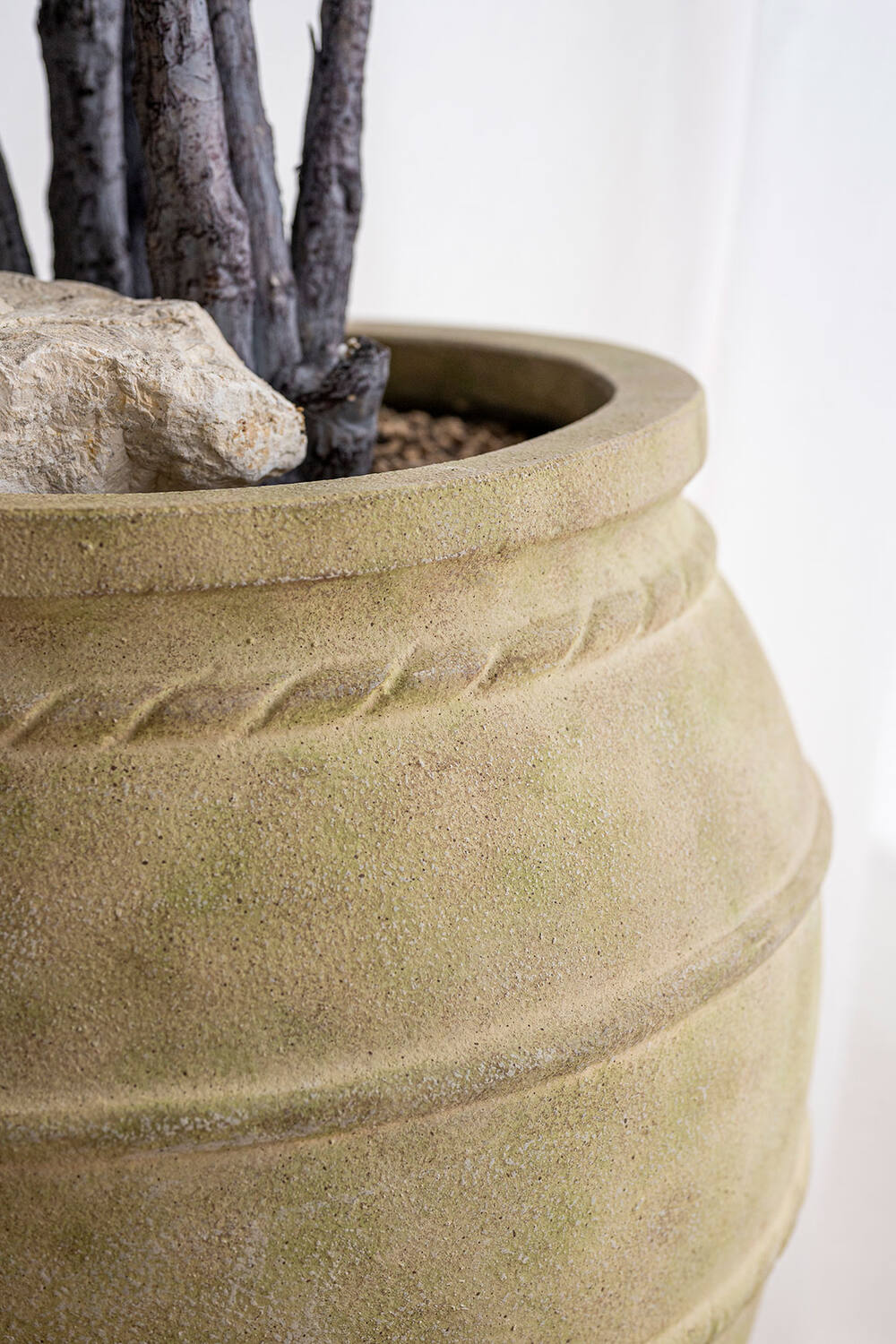 Pottery Pots - Bloempot Romera L, Mosbeige