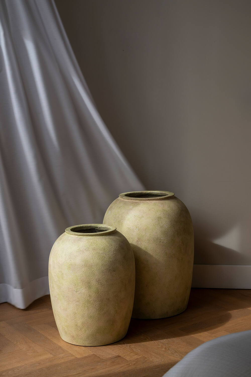 Pottery Pots - Bloempot Luma S, Mosbeige