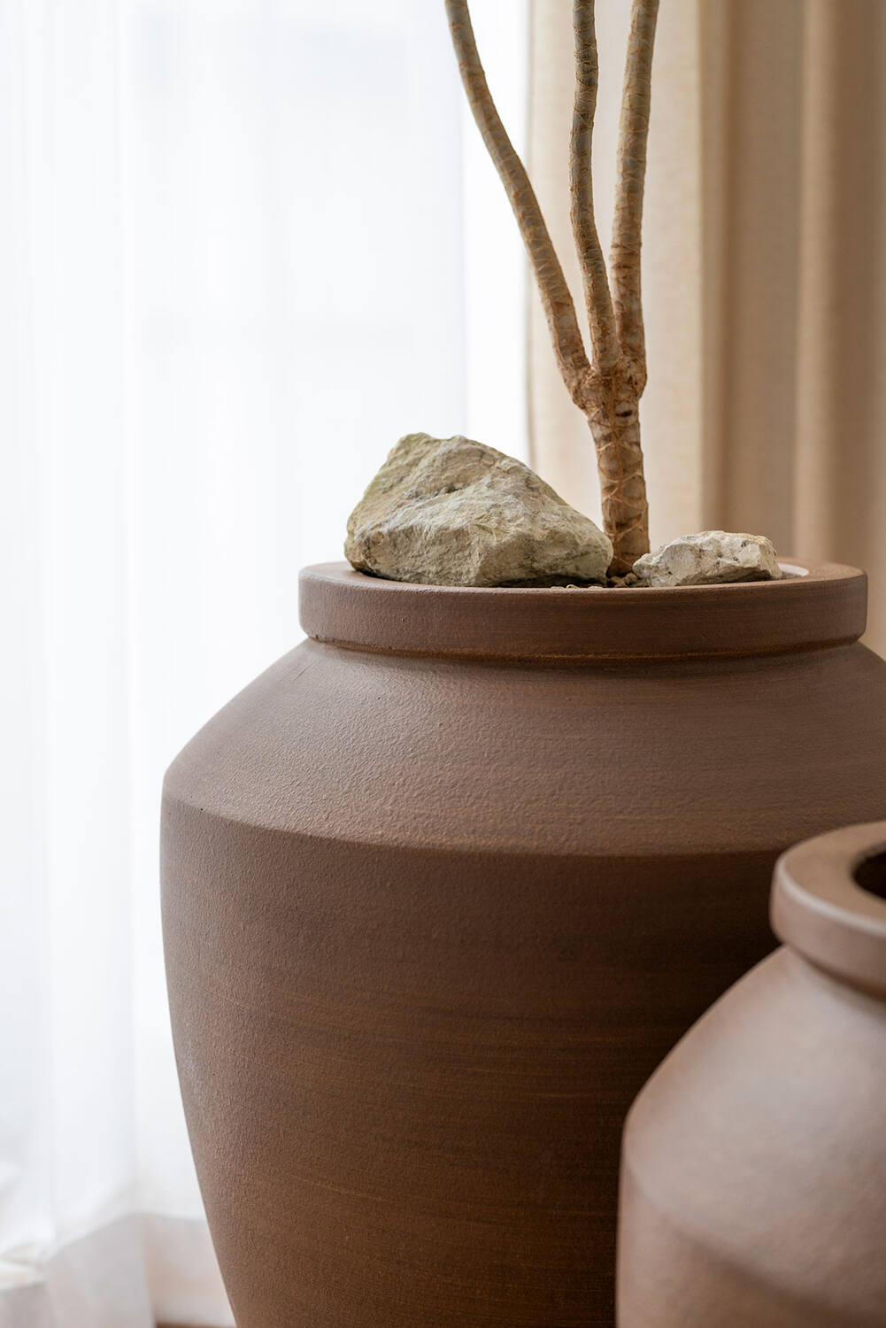 Pottery Pots - Bloempot Dafni L, Wortelbruin