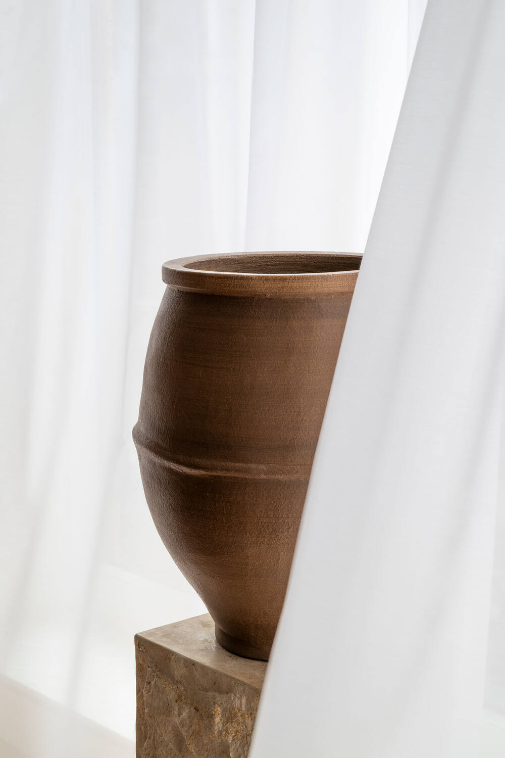 Pottery Pots - Bloempot Elia M, Wortelbruin
