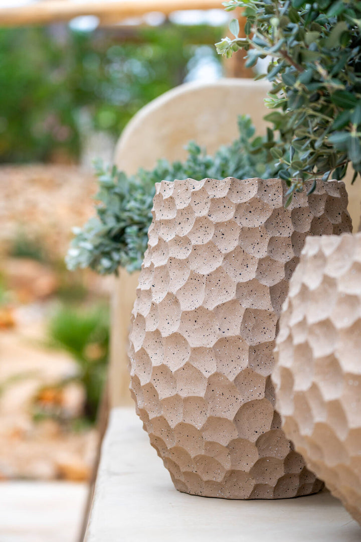 Pottery Pots - Bloempot Khali L, Gebakken Zand