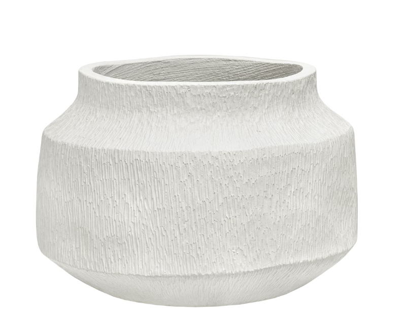 Pottery Pots - Bloempot Flow Low L, Cloud Wit Ø43 cm