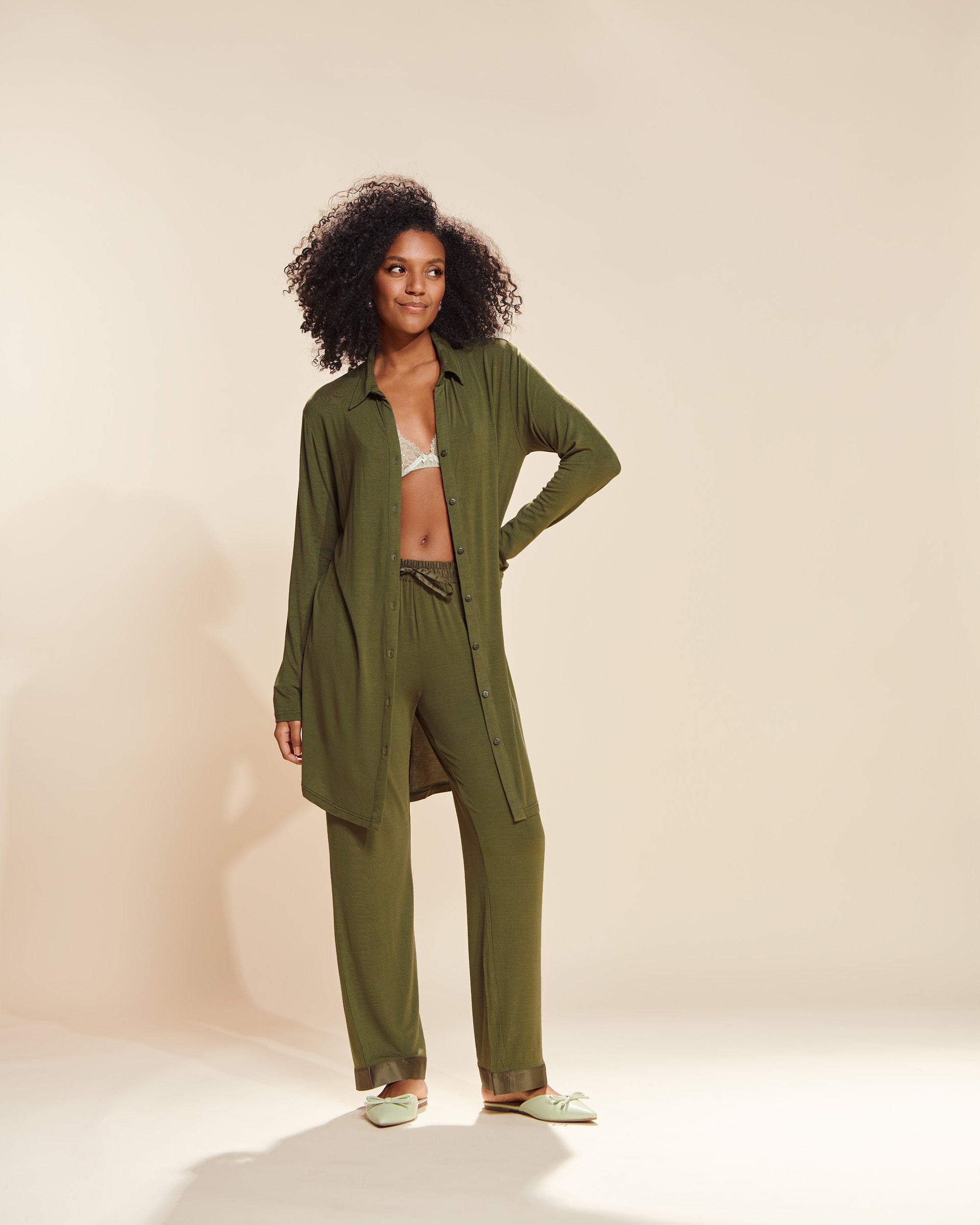 Nora Uni Lange broek - S