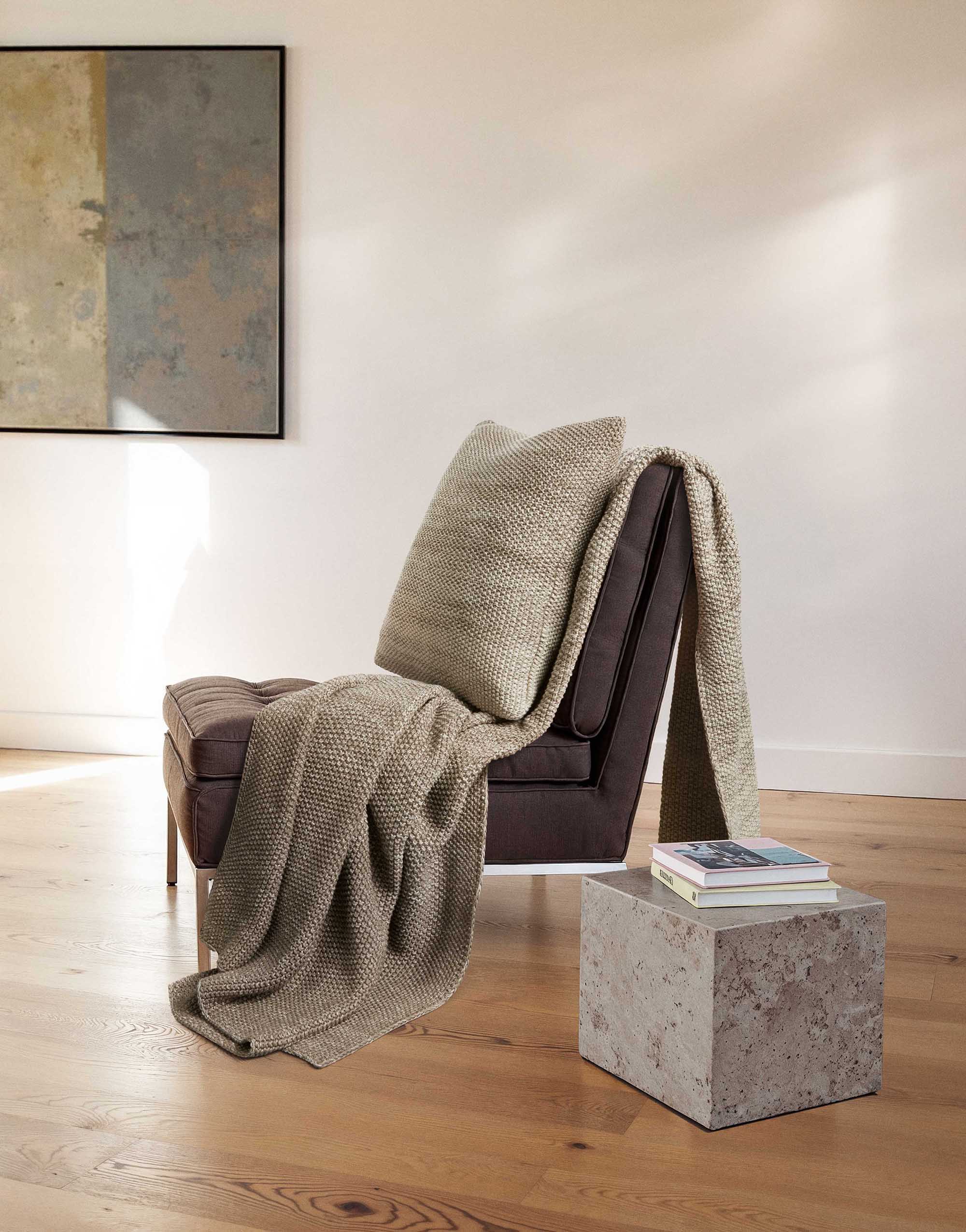 Nordic knit melange Sierkussen - 50x50