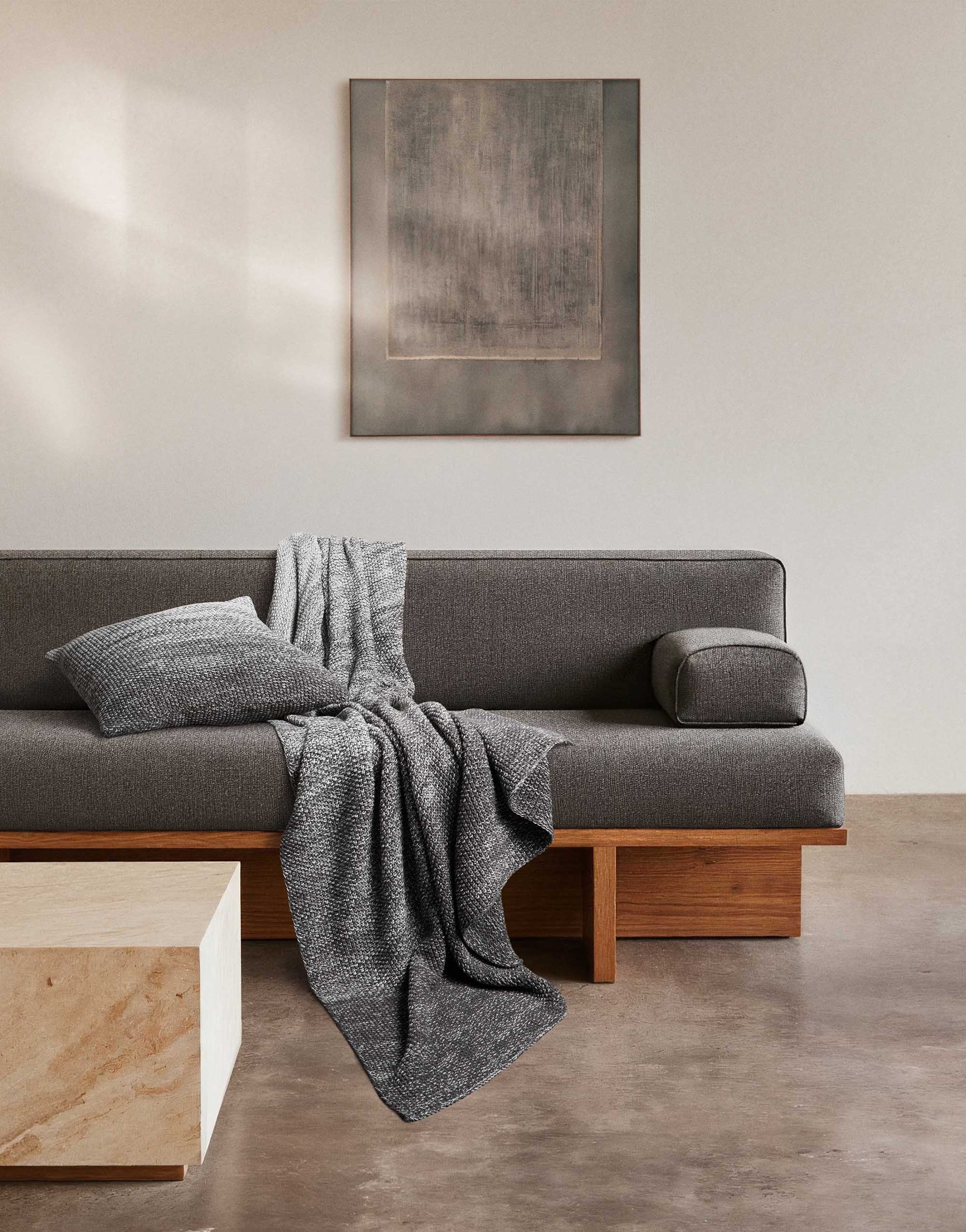 Nordic knit melange Plaid - 130x170