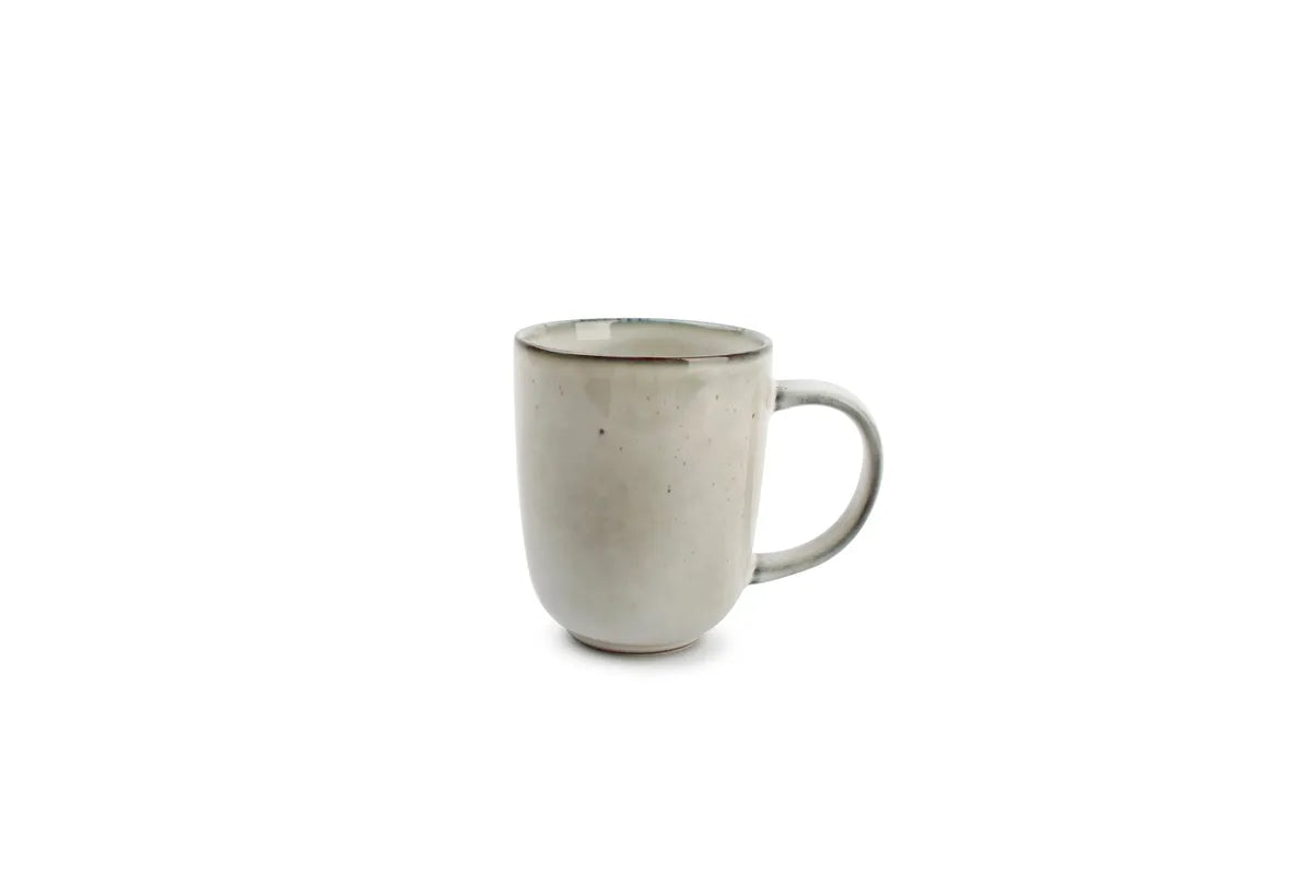 ONA - Beker 36cl groen Freckles - Set van 4