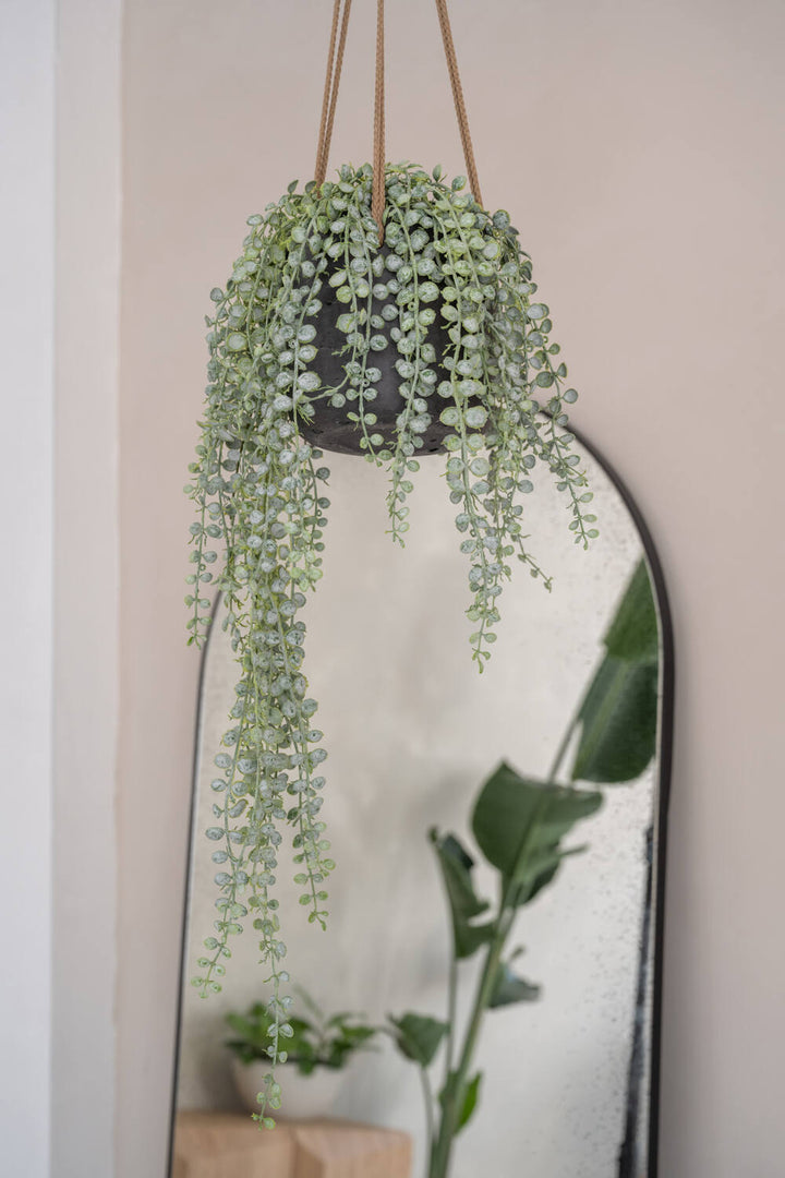 Pottery Pots - Bloempot Charlie S (hanging) Black Washed, Zwart Washed