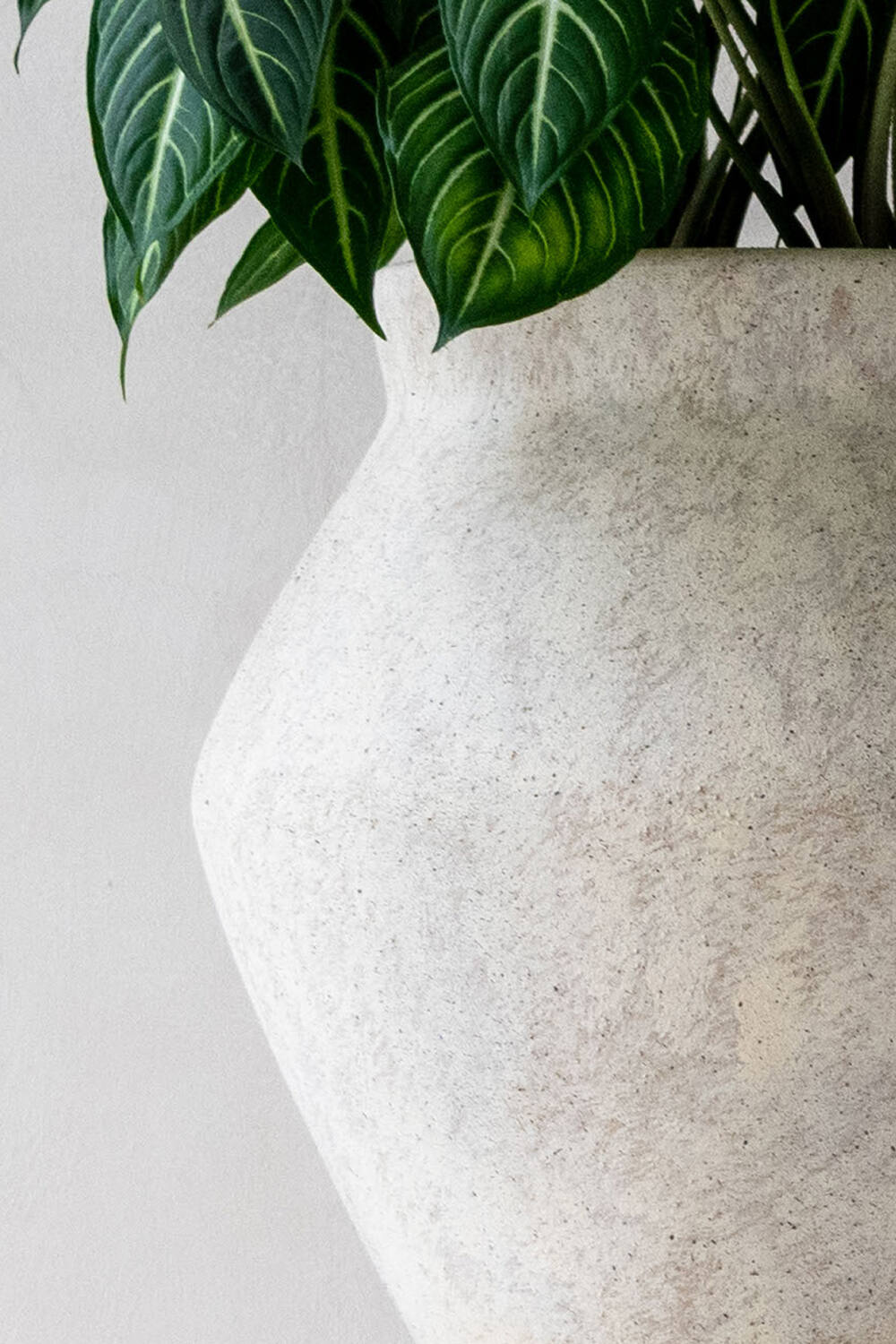 Pottery Pots - Bloempot Fleuri L, Travertine Beige