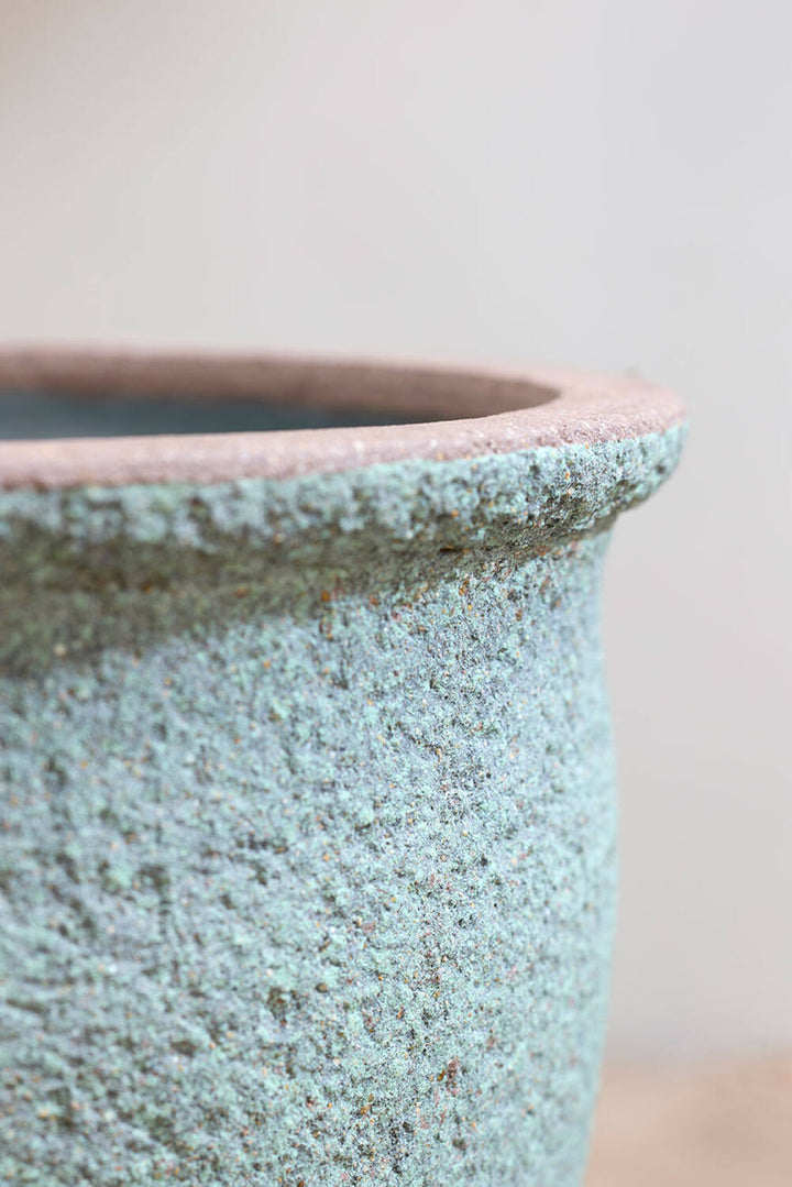 Pottery Pots - Bloempot Poseidon M, Rustiek Groen