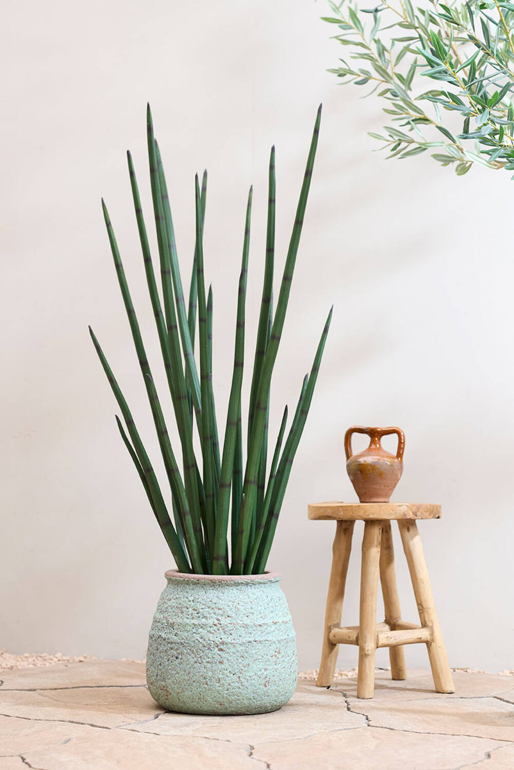 Pottery Pots - Bloempot Hestia S, Rustiek Groen