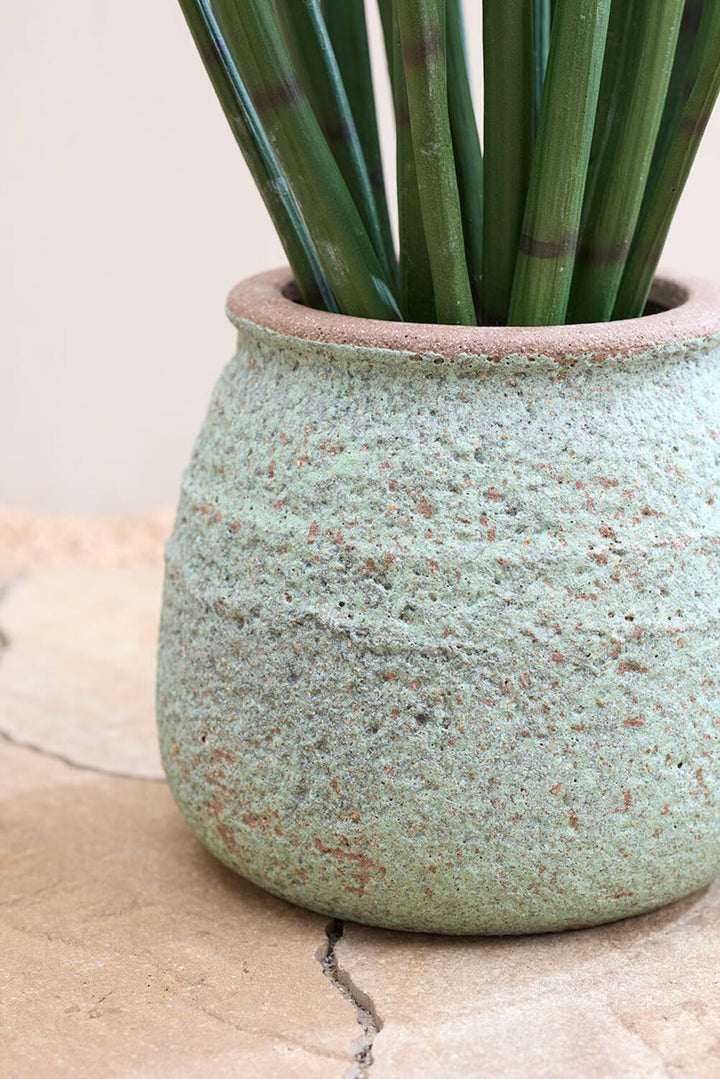 Pottery Pots - Bloempot Hestia S, Rustiek Groen