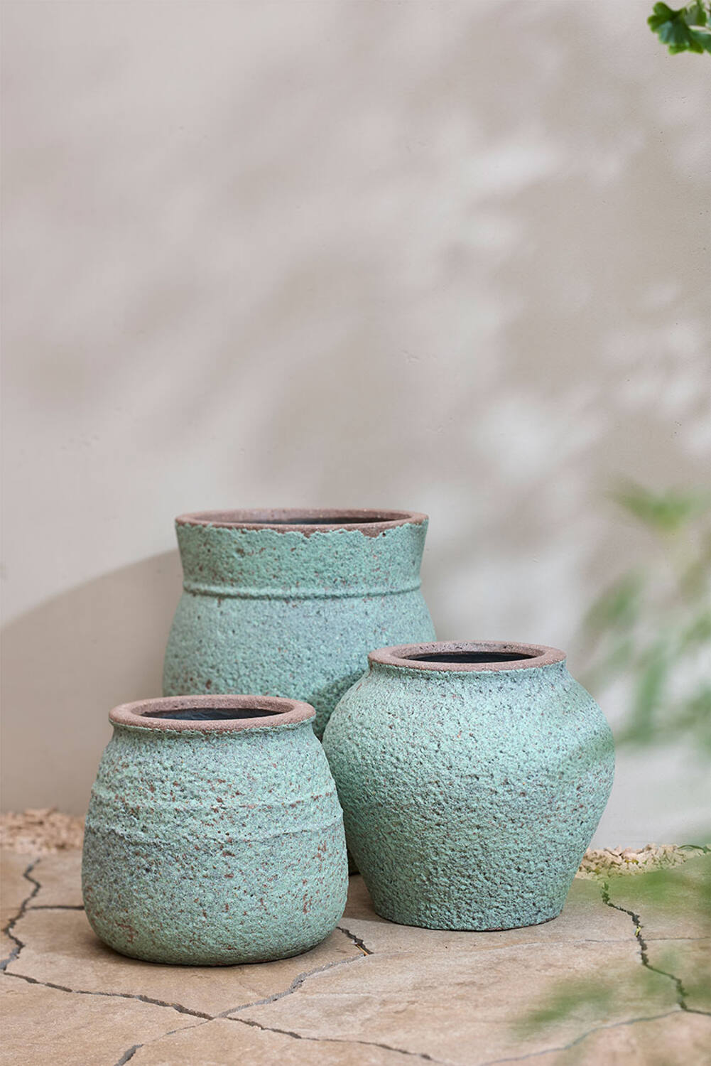 Pottery Pots - Bloempot Hestia S, Rustiek Groen