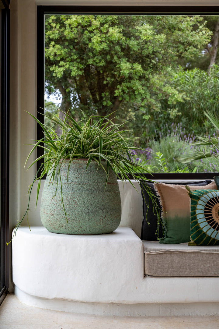 Pottery Pots - Bloempot Hestia L, Rustiek Groen