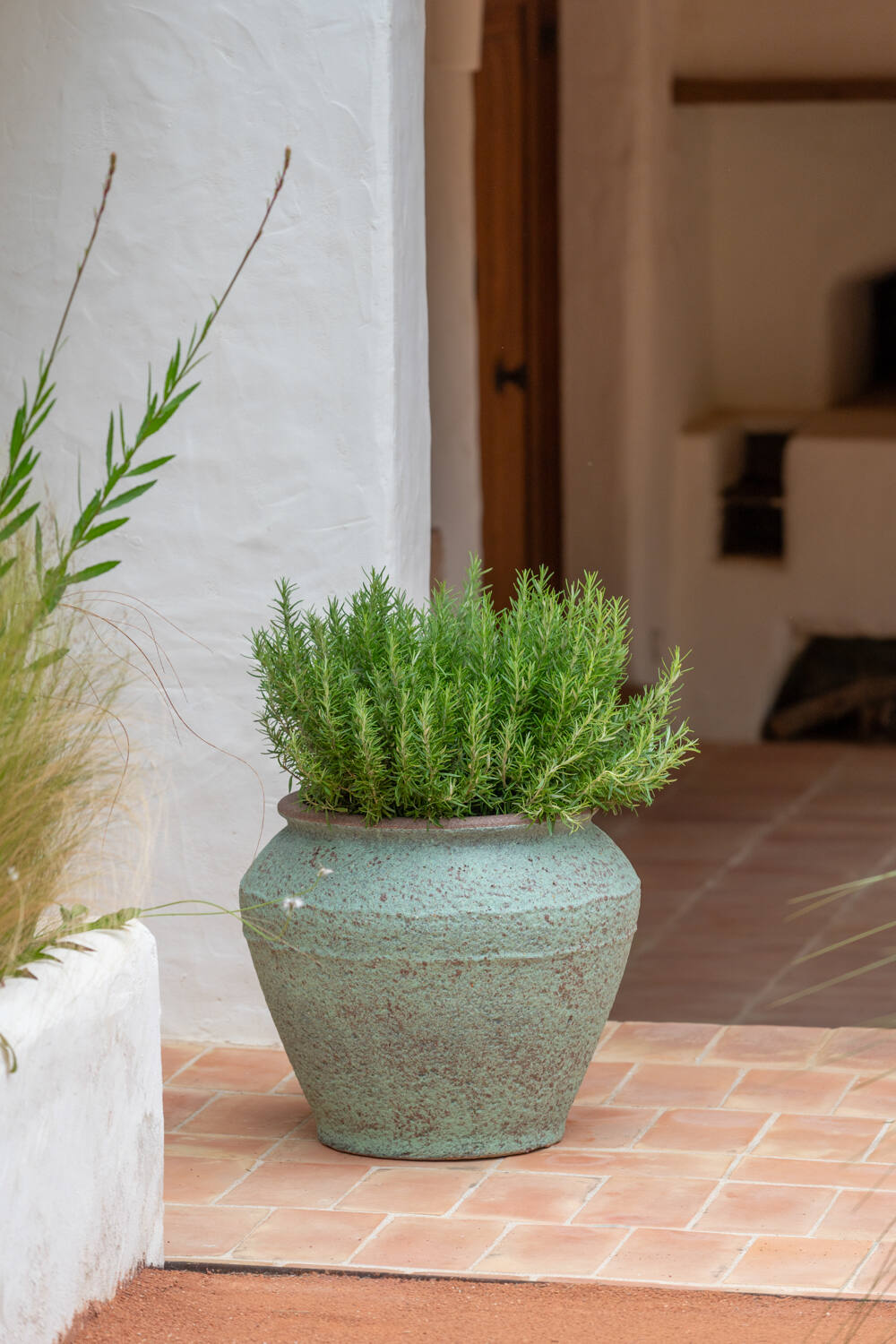 Pottery Pots - Bloempot Eros L, Rustiek Groen