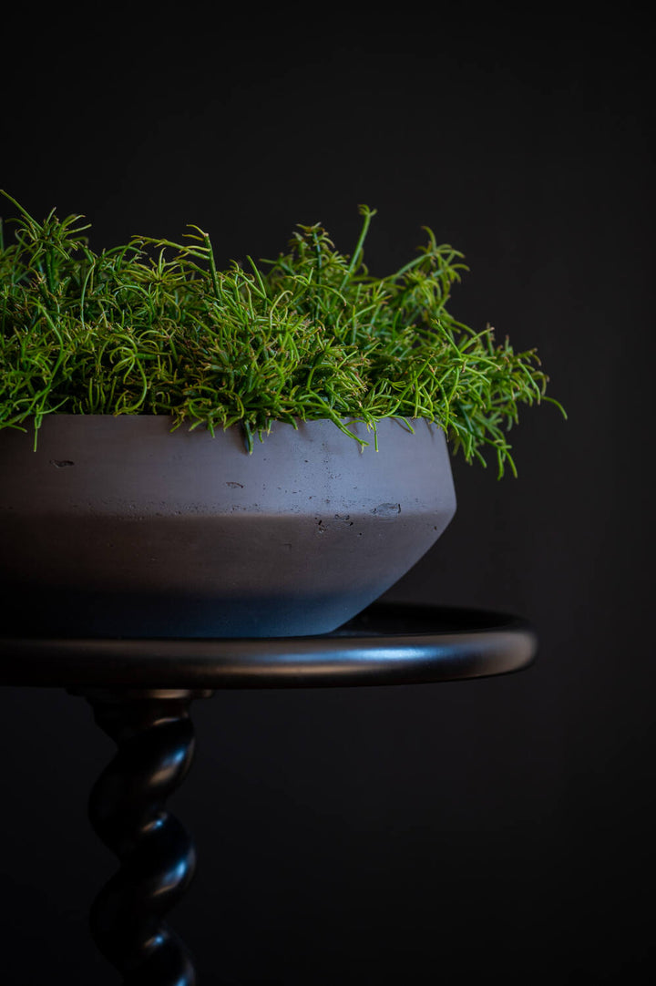 Pottery Pots - Bloempot Madu M, Zwart Washed