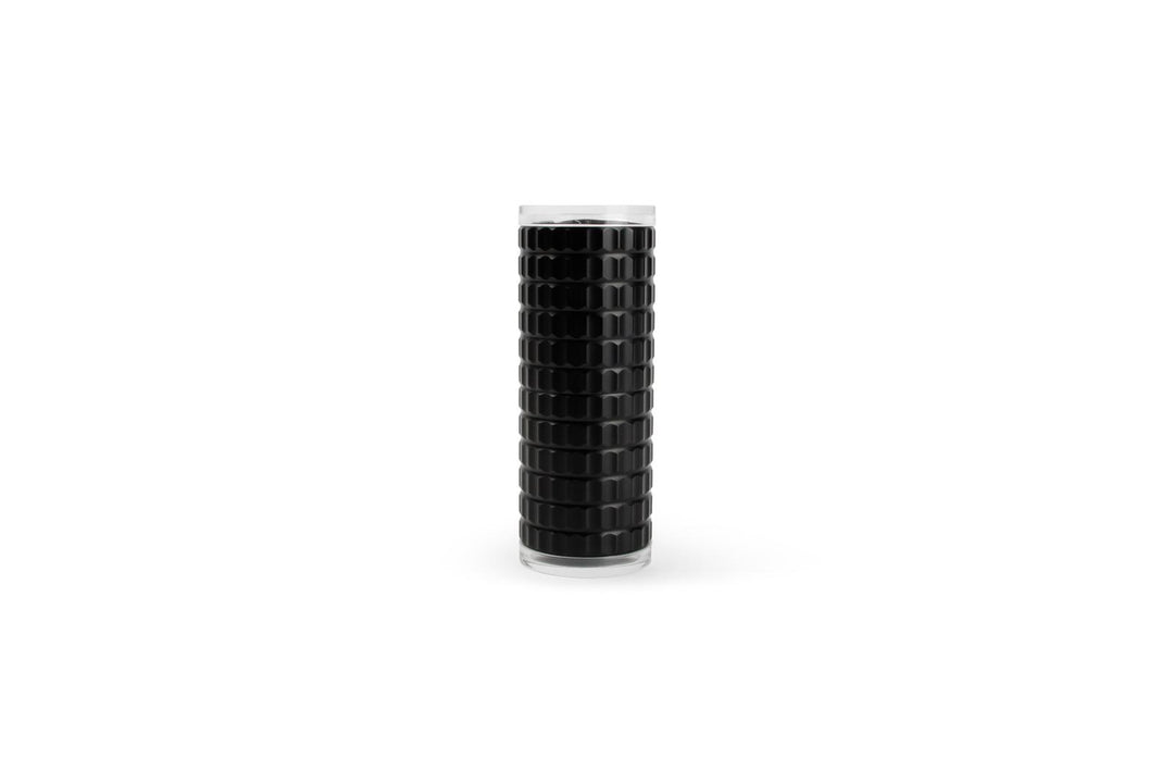 Peper/zoutmolen H12,5cm geribbeld zwart Savor